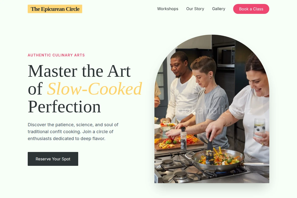 Confit Cooking Class