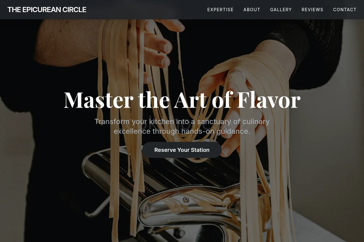 Infuse Cooking Class
