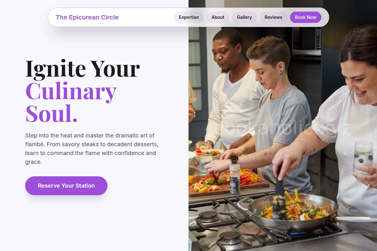 Flambé Cooking Class