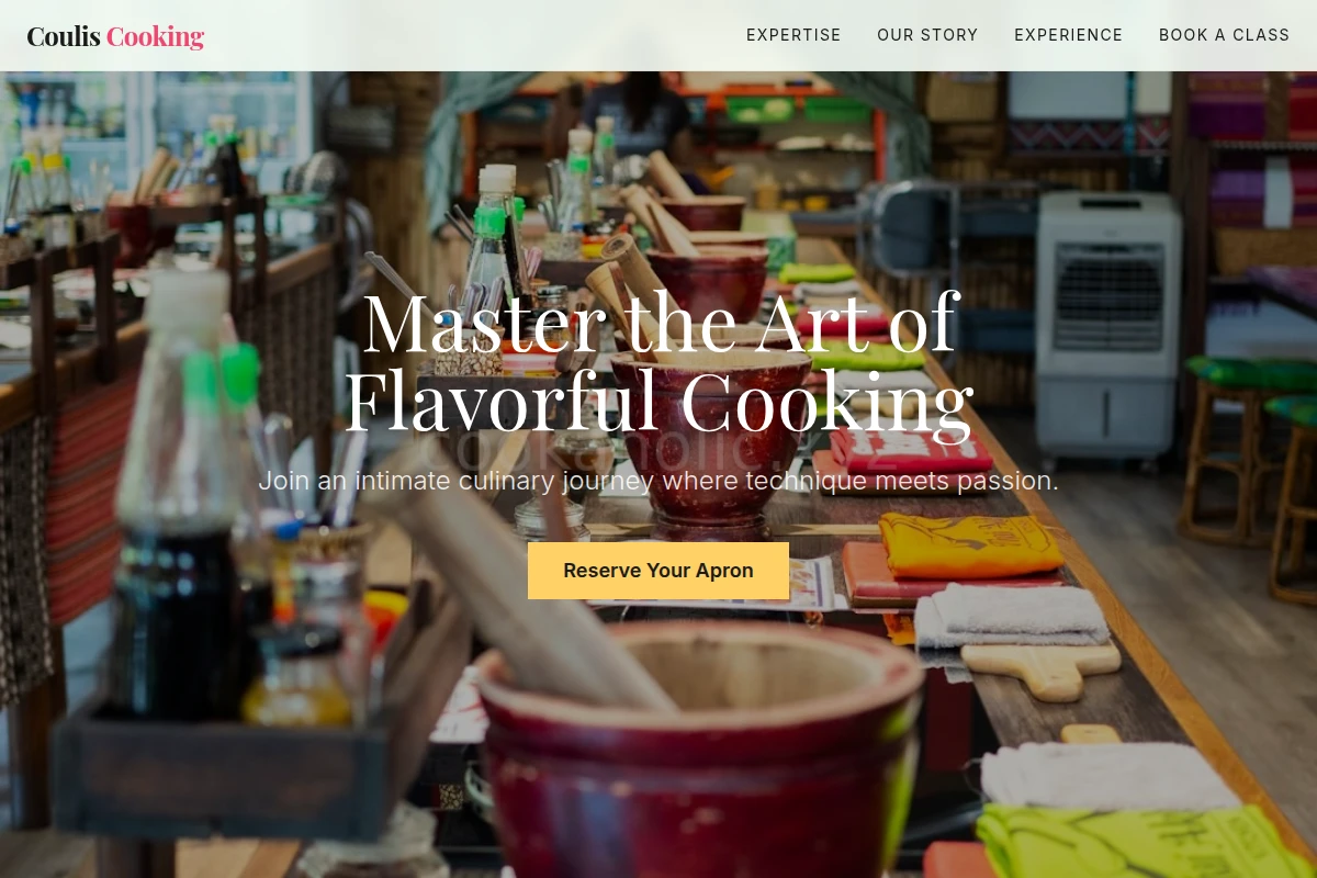 Coulis Cooking Class