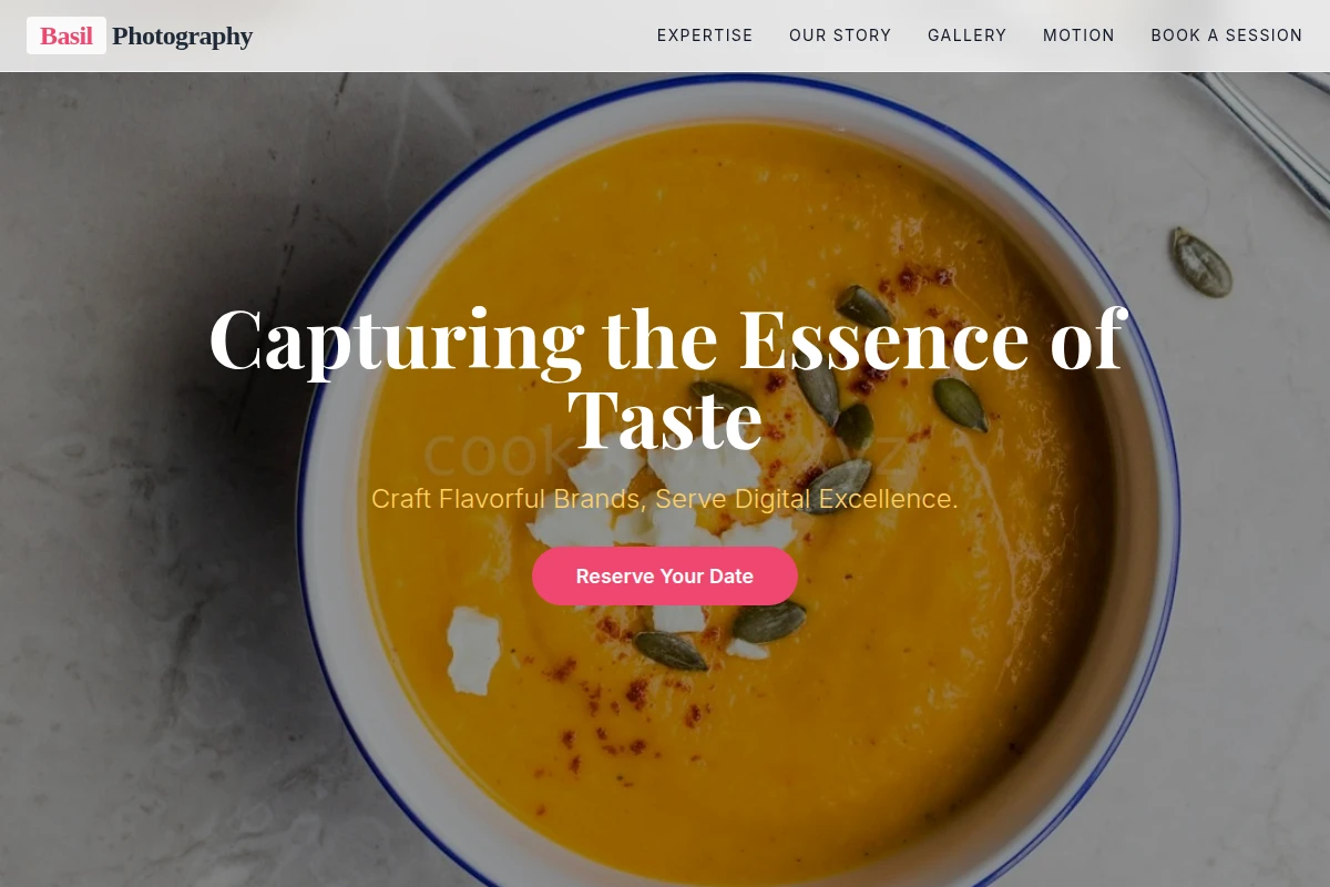 Basil Food Photography