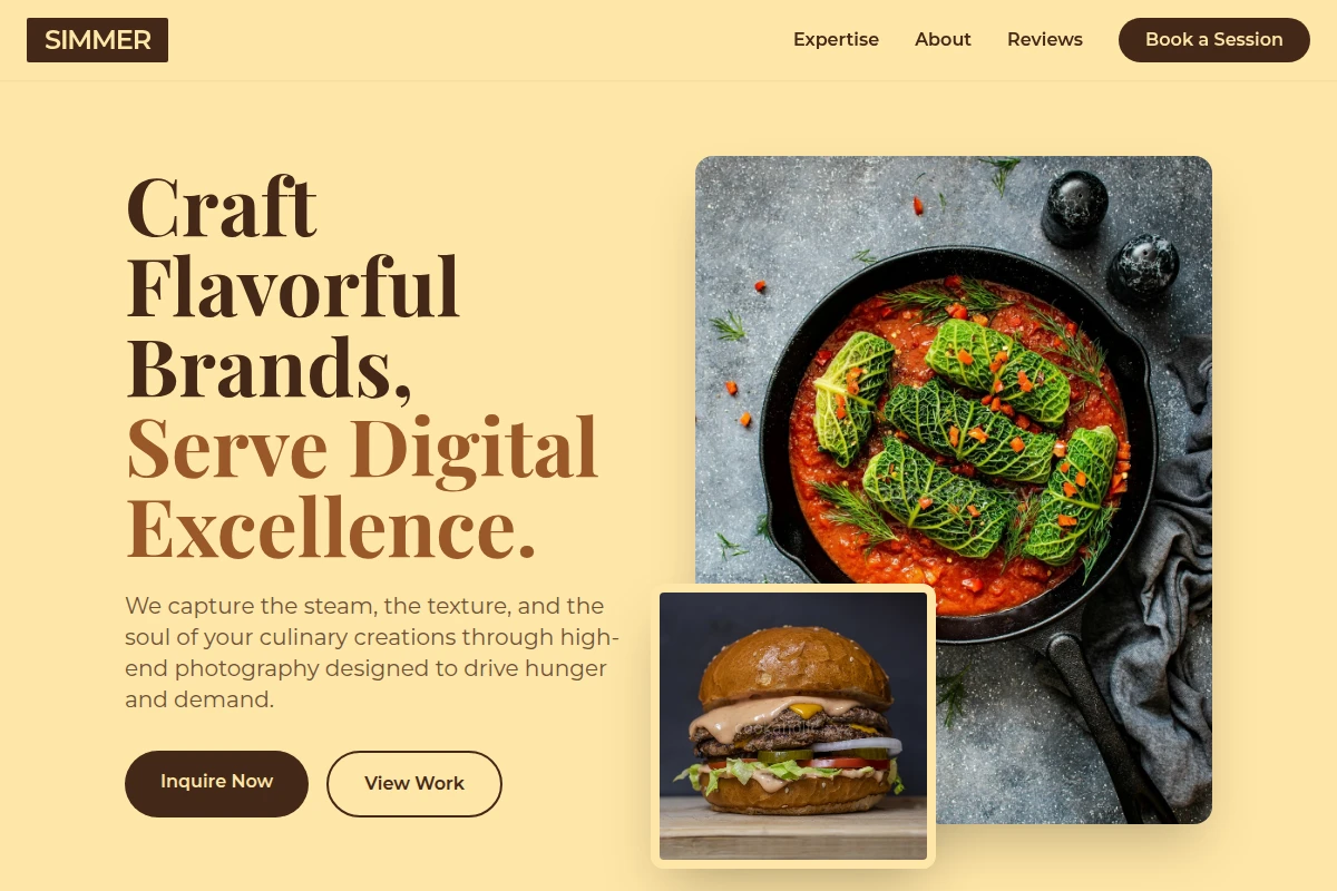 Simmer Food Photography